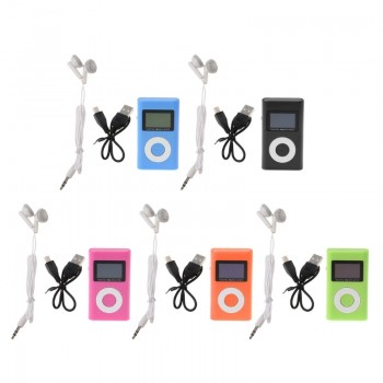 Mini USB Support 32GB Micro SD TF Card LCD Screen Music Digital MP3 Player