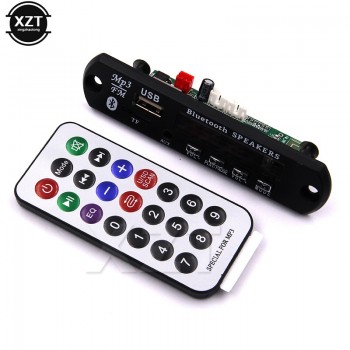 1pcs MP3 WMA Decoder Board Wireless Bluetooth Audio Module USB TF Radio 12V for car Build in Speaker hot sale