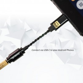 TempoTec Sonata HD TYPE C to 3.5MM Headphone Amplifier Adapter DAC for Android Phone PC MAC