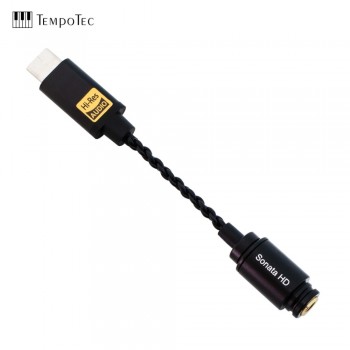 TempoTec Sonata HD TYPE C to 3.5MM Headphone Amplifier Adapter DAC for Android Phone PC MAC