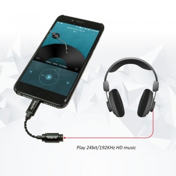 TempoTec Sonata HD TYPE C to 3.5MM Headphone Amplifier Adapter DAC for Android Phone PC MAC