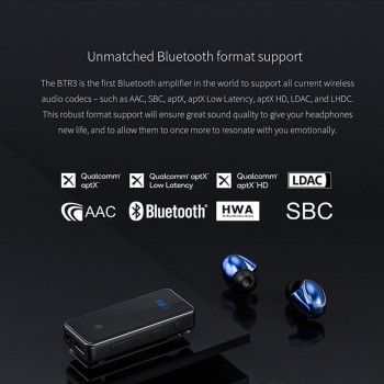 FiiO BTR3 CSR8675 AK4376A USB DAC Portable Bluetooth APTX HD LDAC LHDC Type C 3.5mm Amplifier for i phone / Android phones / PC