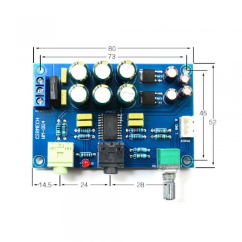 AIYIMA TPA6120 Headphone Amplifier Board HIFI TPA6120A2 Enthusiast Headphones AMP Amplificador Zero Noise Diy