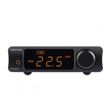 TOPPING DX3 Pro 2*AK4493 OPA1612 32bit/768kHz Hifi USB Bluetooth 5.0 DSD512 DAC Headphone Amplifier