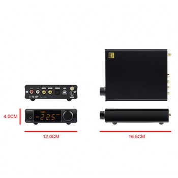 TOPPING DX3 Pro 2*AK4493 OPA1612 32bit/768kHz Hifi USB Bluetooth 5.0 DSD512 DAC Headphone Amplifier