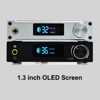 2018 Amplifiers ALIENTEK D8 Power Amplifier Professional USB DAC Audio Amplifier 80W PCM2704 XMOS DAC Amp Portable Amplificador