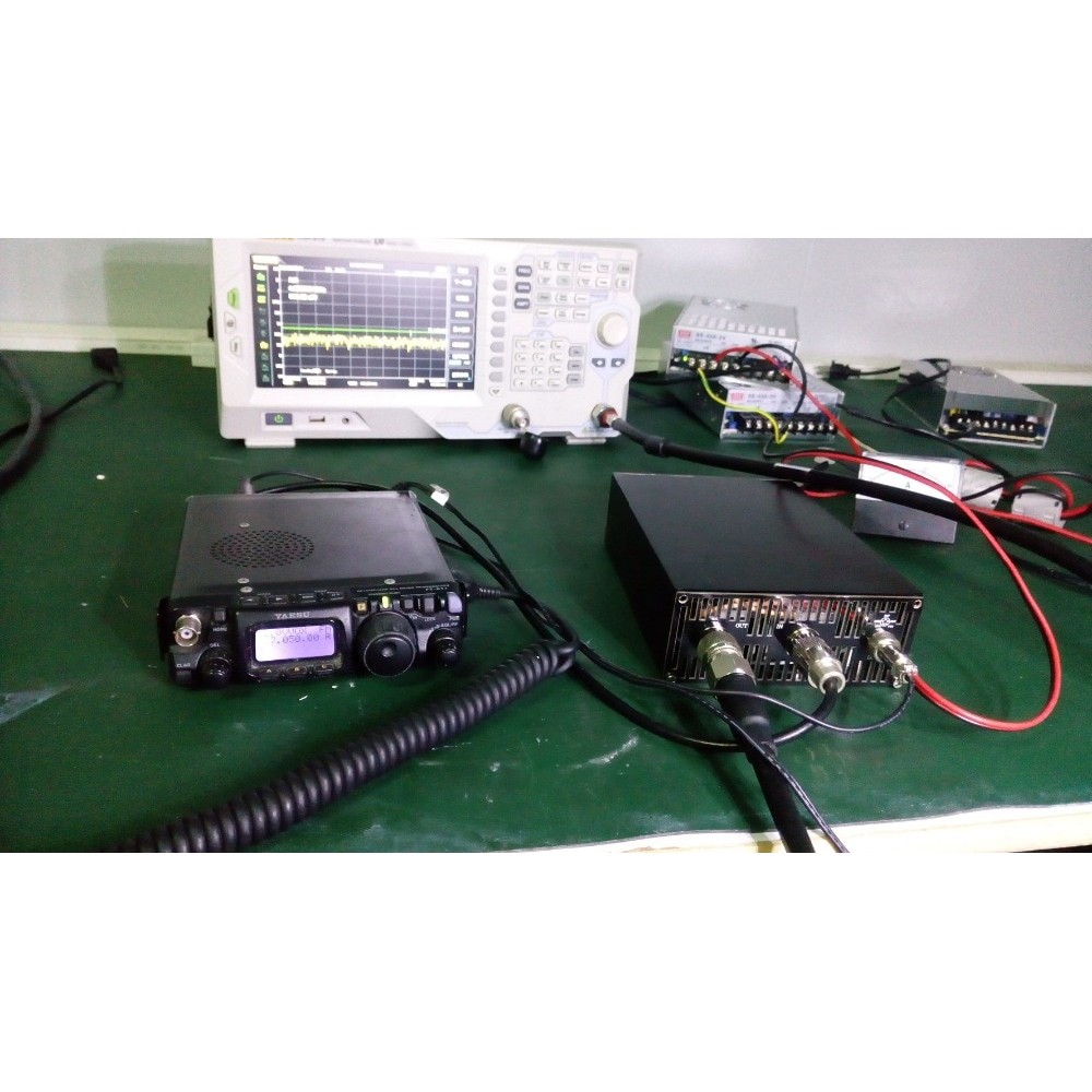 DIY KITS 200W HF Power Amplifier For FT-817 ICOM IC-703 Elecraft KX3 QRP PTT control