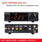 TOPPING DX3 Pro HIFI DAC USB Bluetooth 5.0 Headphones Amplifier Audio Decoder XMOS XU208 AK4493 DSD512 Coaxial Spdif USB DAC Amp
