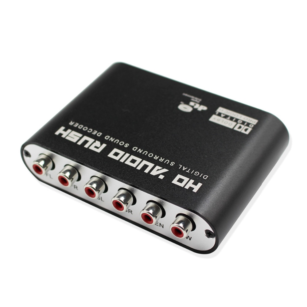 SPDIF Coaxial to 5.1/2.1 Channel AC3/DTS Audio Decoder Gear Surround Sound Rush for PS3,STB, DVD player, HD player, Xbox 360
