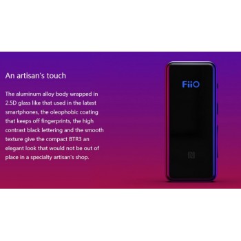 FiiO BTR3 Portable High-Fidelity Bluetooth Amplifier Supports USB DAC support all wireless sound formats One-touch NFC AK4376A