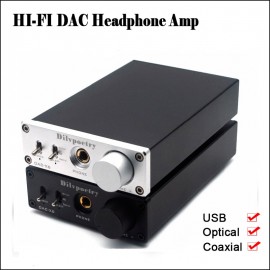 Dilvpoetry DAC-X6 Hifi USB DAC Headphone Amplifier Home Portable Headphones Amplifier DAC Audio Amplifier Headphone Amp USB