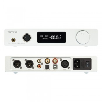 TOPPING DX7s 2*ES9038Q2M 32Bit/768K DSD512 Full balanced DAC amp; Headphone amplifier  XMOS(XU208)+OPA1612 USB/OPT/AES/COAX input