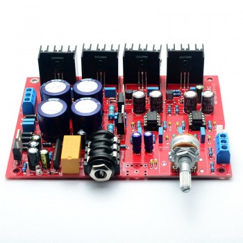 CIRMECH base on Beyerdynamic A1 headphone amplifier MC33078 BD139 BD140 architecture With headphone protect ALPS potentiometer