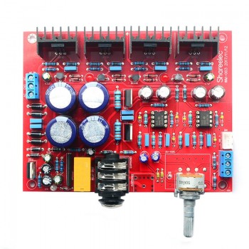 CIRMECH base on Beyerdynamic A1 headphone amplifier MC33078 BD139 BD140 architecture With headphone protect ALPS potentiometer