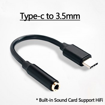 Portable Headphone Amplifier 24Bit/192Khz Audio Powered USB DAC Headphone Amp For Phone Android USB-C port