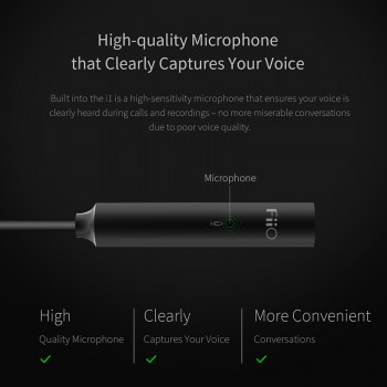 Fiio i1 (Fi 1123) Amplifier DAC with Microphone made for iPhone X / iPhone 8 Lightning plug To 3.5mm stereo jack