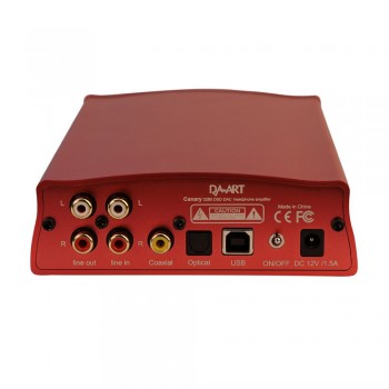 Yulong Audio DAART Canary  ESS9018MK2 XMOS DSD256 PCM384KHz Coaxial Optical USB DAC Desktop Headphone Amplifier