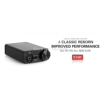 FiiO E10K Portable Headphone Amplifier USB DAC for Computer,support COAXIAL OUT