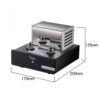 YAQIN MS-23B MM RIAA Phono Stage Stereo Tube Pre-Amplifier
