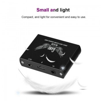 Rechargeable HIFI Stereo Headphone Amplifier 3.5mm Digital Audio Player Headphone Amplifier