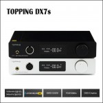 TOPPING DX7s Full Balanced DAC Headphone Amplifier USB DAC ES9038Q2M Amp XMOS XU208 OPA1612 DSD512 Optical Coaxial input