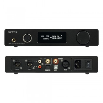 TOPPING DX7s Full Balanced DAC Headphone Amplifier USB DAC ES9038Q2M Amp XMOS XU208 OPA1612 DSD512 Optical Coaxial input