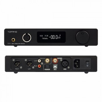 TOPPING DX7S Double ES9038Q2M Full Balanced DAC amp; Headphone Amplifier AMP Decoder Support 32BIT/768k DSD512