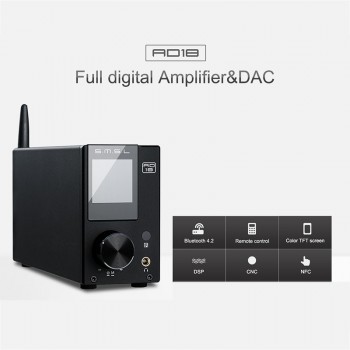 S.M.S.L AD18 Bluetooth4.2 USB DSP HIFI Digital Decoding Power Amplifier Headphone AMP TAS5508C TAS5342A Bluetooth DAC
