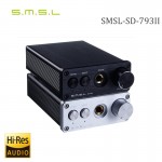 SMSL SD-793II DIR9001+PCM1793+OPA2134 24bit/96khz Coaxial/Optical DAC Headphone Amplifier Amp Aluminum Enclosure Black/Sliver
