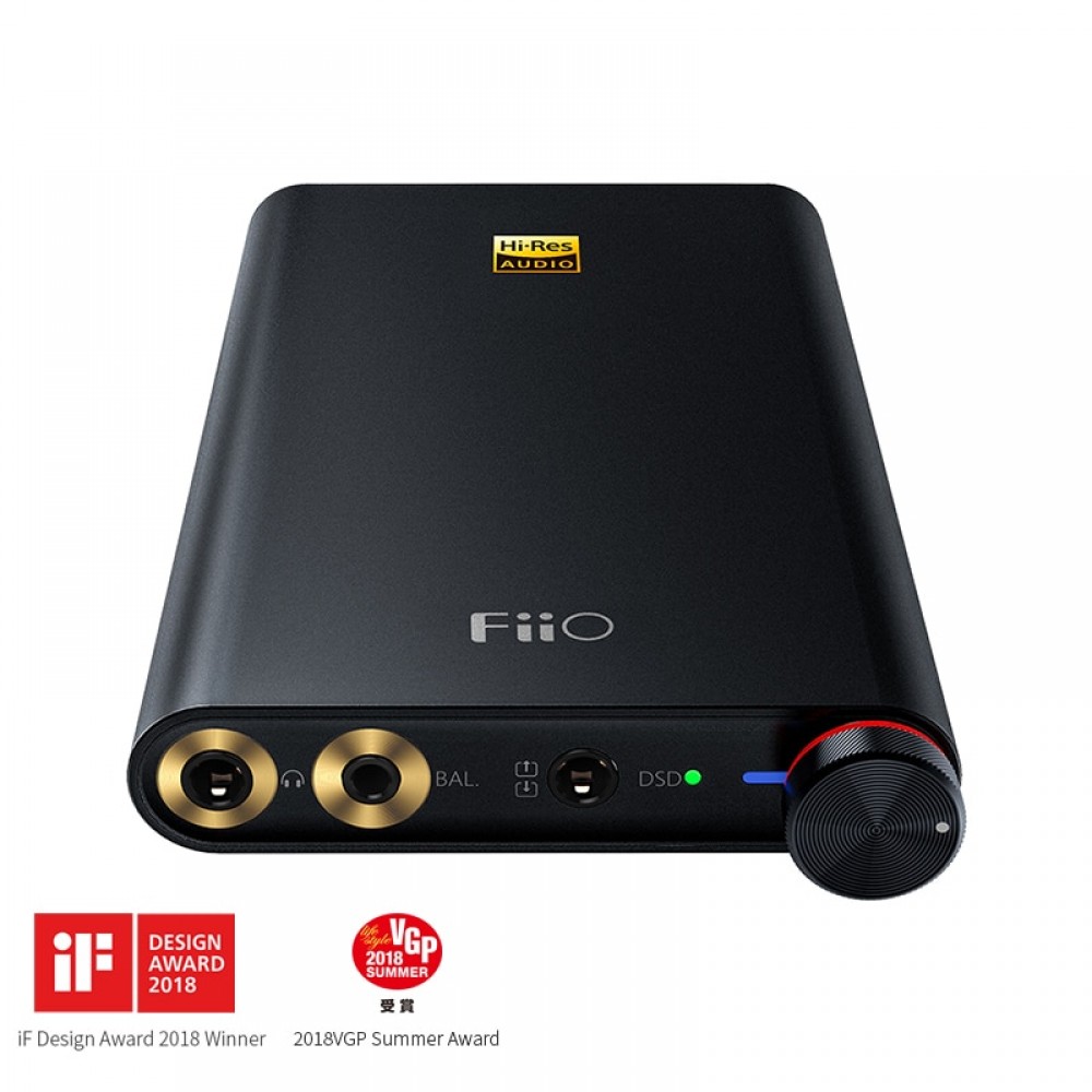 FiiO Native DSD USB DAC/Amplifier Q1 MKII for Apple iPhone iPad,FiiO DAC Ampifiler for Android/Computer/Sony/Xiaomi