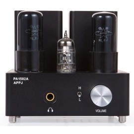 APPJ PA1502A Tube Headphone Amplifier HIFI EXQUIS 6n4 ( 12ax7 ) 6P6P( 6v6 ) Lamp Headset AMPS with Tube