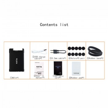 Topping NX1s Hi-Res Digital HiFi Portable Headphone Amplifier