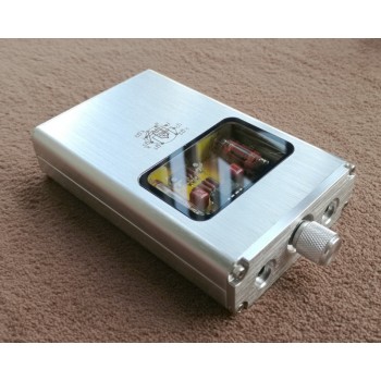 Powerful Portable Dual Electron Tube Headphone Amplifier Mini AMP Mobile Phone Music Headset amplifier