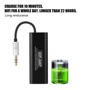 HIFI Portable 3.5mm Stereo Earphone Audio Amplifier AMP for Mobile Phone