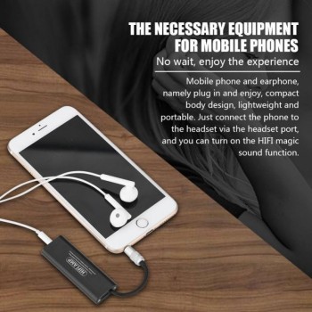HIFI Portable 3.5mm Stereo Earphone Audio Amplifier AMP for Mobile Phone