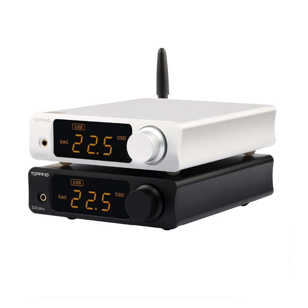 TOPPING DX3PRO USB DAC Bluetooth 5.0 AK4493 *2 XMOS XU208 DSD512 APTX-HD Headphone Output AMP OPA1612