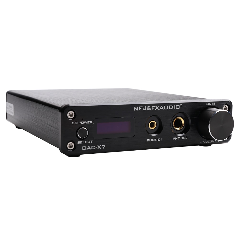 FX-AUDIO DAC-X7 XMOS AK4490EQ USB DAC Decoder HiFi Audio Headphone Amplifier DSD256 OPA2604 TPA6120 USB / optical / coaxial/AUX