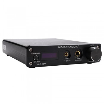 FX-AUDIO DAC-X7 XMOS AK4490EQ USB DAC Decoder HiFi Audio Headphone Amplifier DSD256 OPA2604 TPA6120 USB / optical / coaxial/AUX