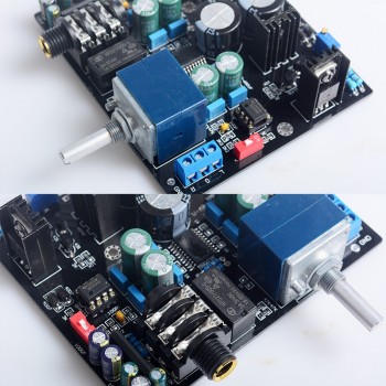 NE5534 * 2 TPA6120A audio Headphone Amp Board ALPS Tone Tuning Deluxe Edition