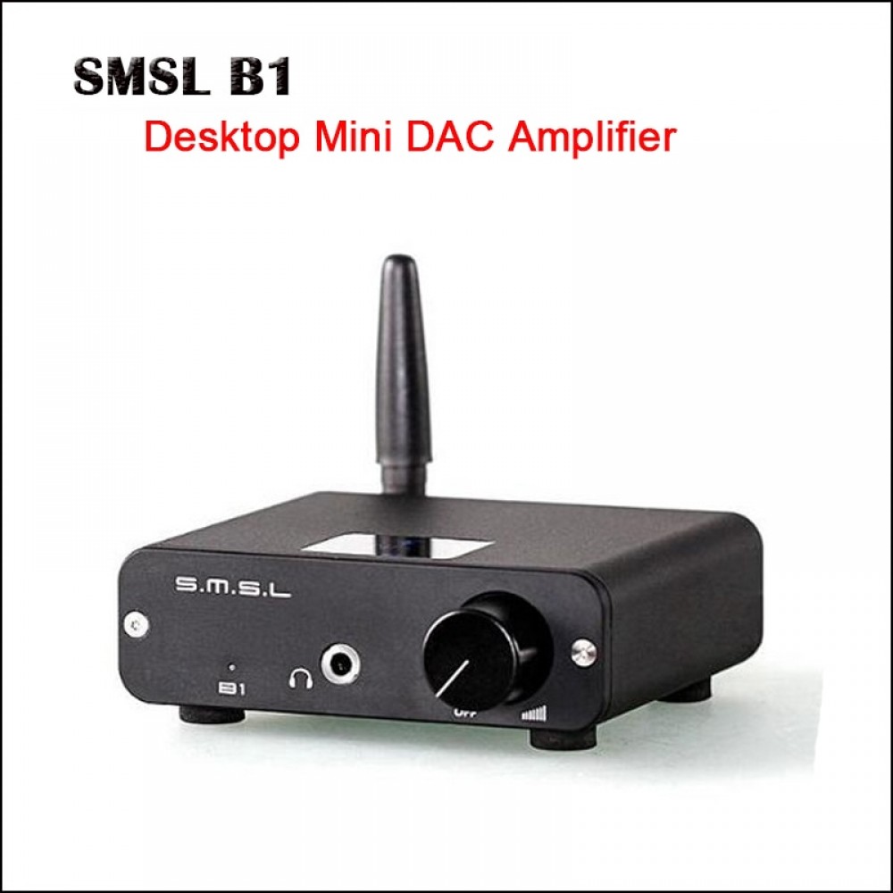 SMSL B1 Desktop Mini DAC Amplifier Audio Hifi Bluetooth DAC Amp WM8524G Optical Caoxial input