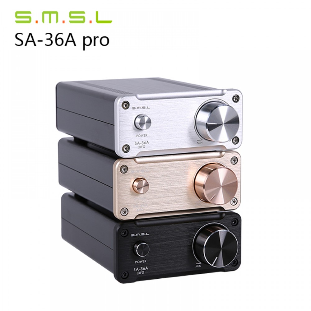 S.M.S.L SMSL SA-36A Pro AMP Stereo HIfi Audio Digital Amplifier with 15V 3.8A Power Adaptor Big Power Digital Integrated Tripath