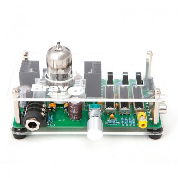2017 V3 AMP Tube Headphone Amplifier EH6922 Tube EQ Equalizer DC24V Hot Sale High Quality Free Shipping 6.35mm Jacks Bravo Audio