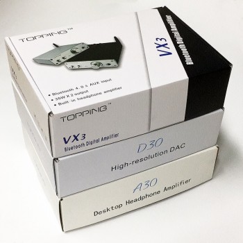 Topping D30 DSD USB DAC Decoder +A30 Headphone Amplifier + VX3 Bluetooth Power Amplifier Set Support USB DAC Home Amp Hifi Set