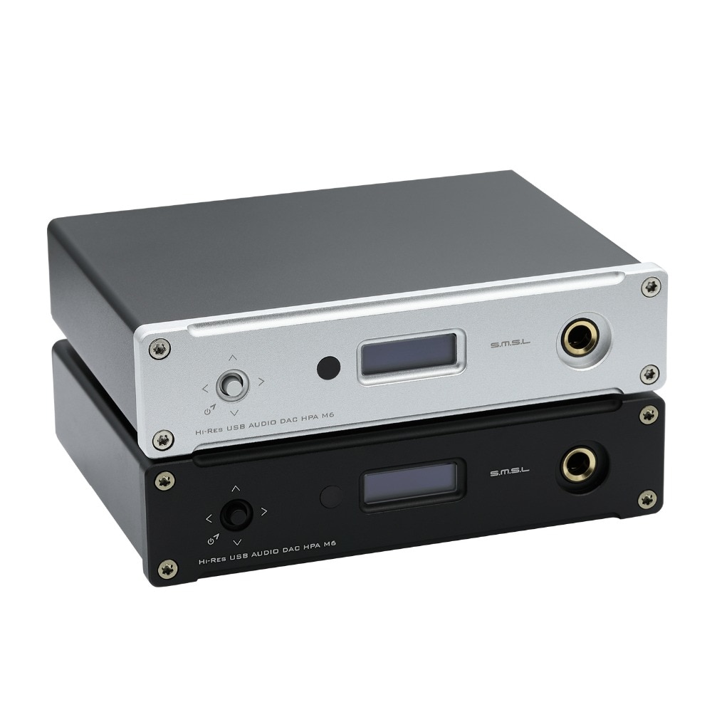 Update version SMSL M6 32Bit/768KHz USB asynchronous AUDIO DAC + headphone amplifier AK4452 DAC come with remote control