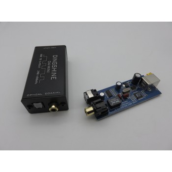 Headphone Amplifier Board USB DAC Computer PC Sound Audio Card Decoder AC3 DTS 5.1 spdif Optical fiber coaxial digital output