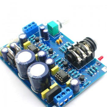 Shareconn Hifi Headphone amplifier kit SOLO earphone amplifier amp diy kits dual NE5534 English SOLO upgrade version