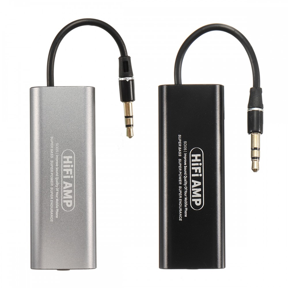 Portable Mini 3.5mm Headphone Earphone HiFi Amplifier Stereo Audio AMP For Mobile Phone