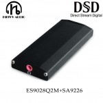 DSD USB Decoder DAC 3.5mm Audio Output 32Bit 192KHz for Computer and Android Phone SA9226 + ES9028Q2M