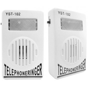 Telephone Ringer Up To 95dB phone phone Amplifier Strobe Light Flasher Bell Extra-Loud