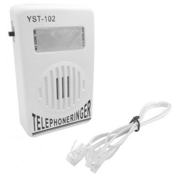 Telephone Ringer Up To 95dB phone phone Amplifier Strobe Light Flasher Bell Extra-Loud